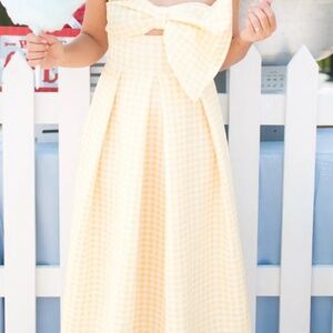 ASOS gingham dress with bow